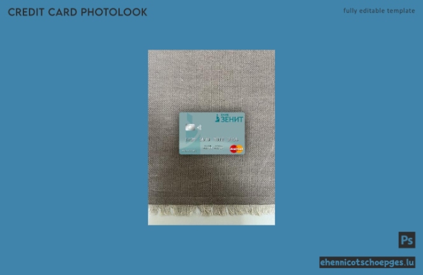 Russische Bank ZENIT Mastercard Photolook Beispielvorschau